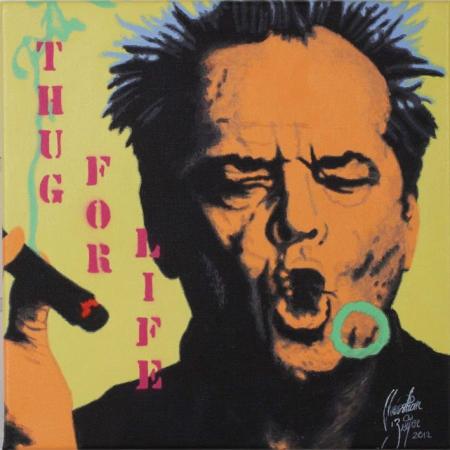  Jack Nicholson Thug for life - Christian Beijer Arts
